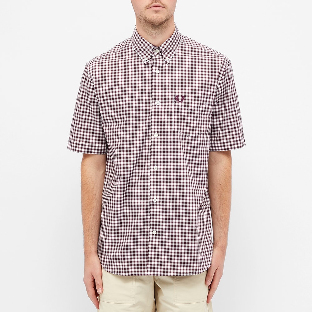 Fred Perry Authentic Short Sleeve Gingham Shirt - 5