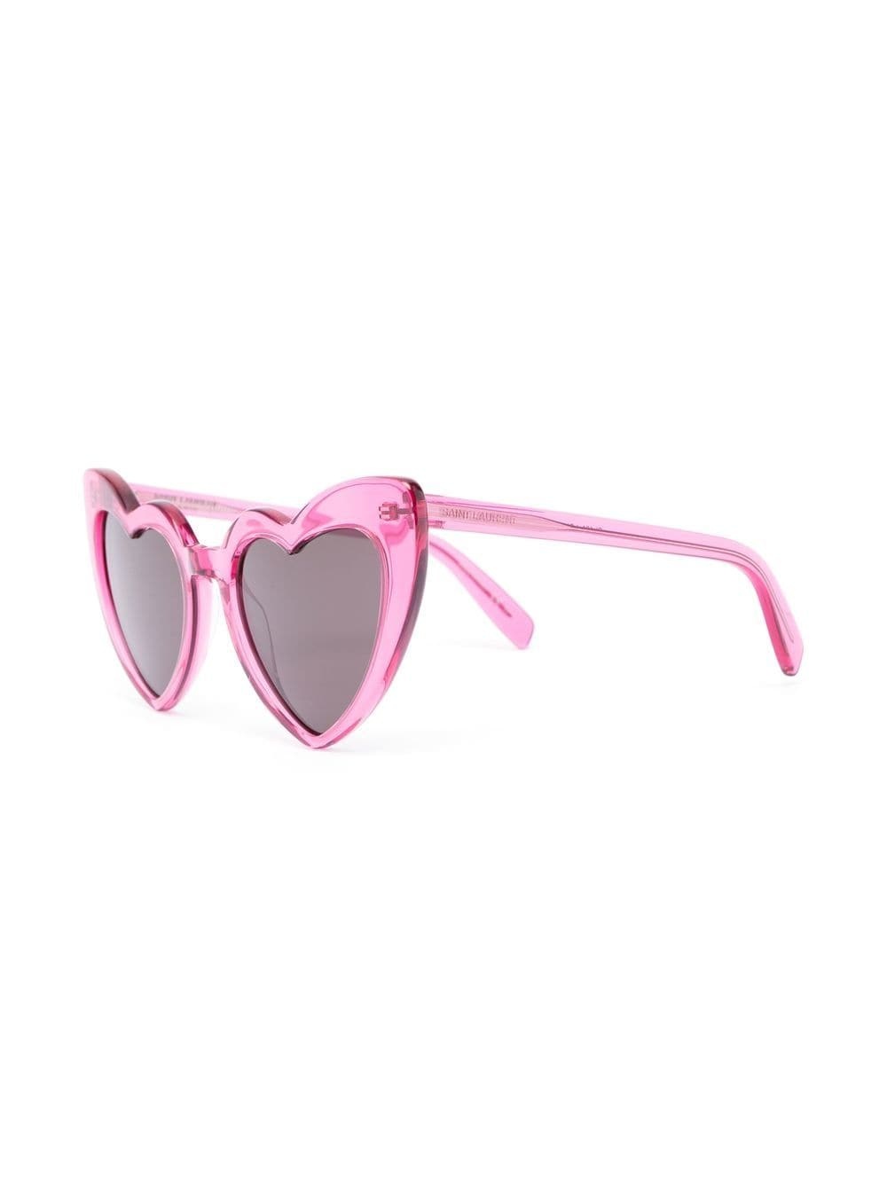 heart-frame tinted sunglasses - 2