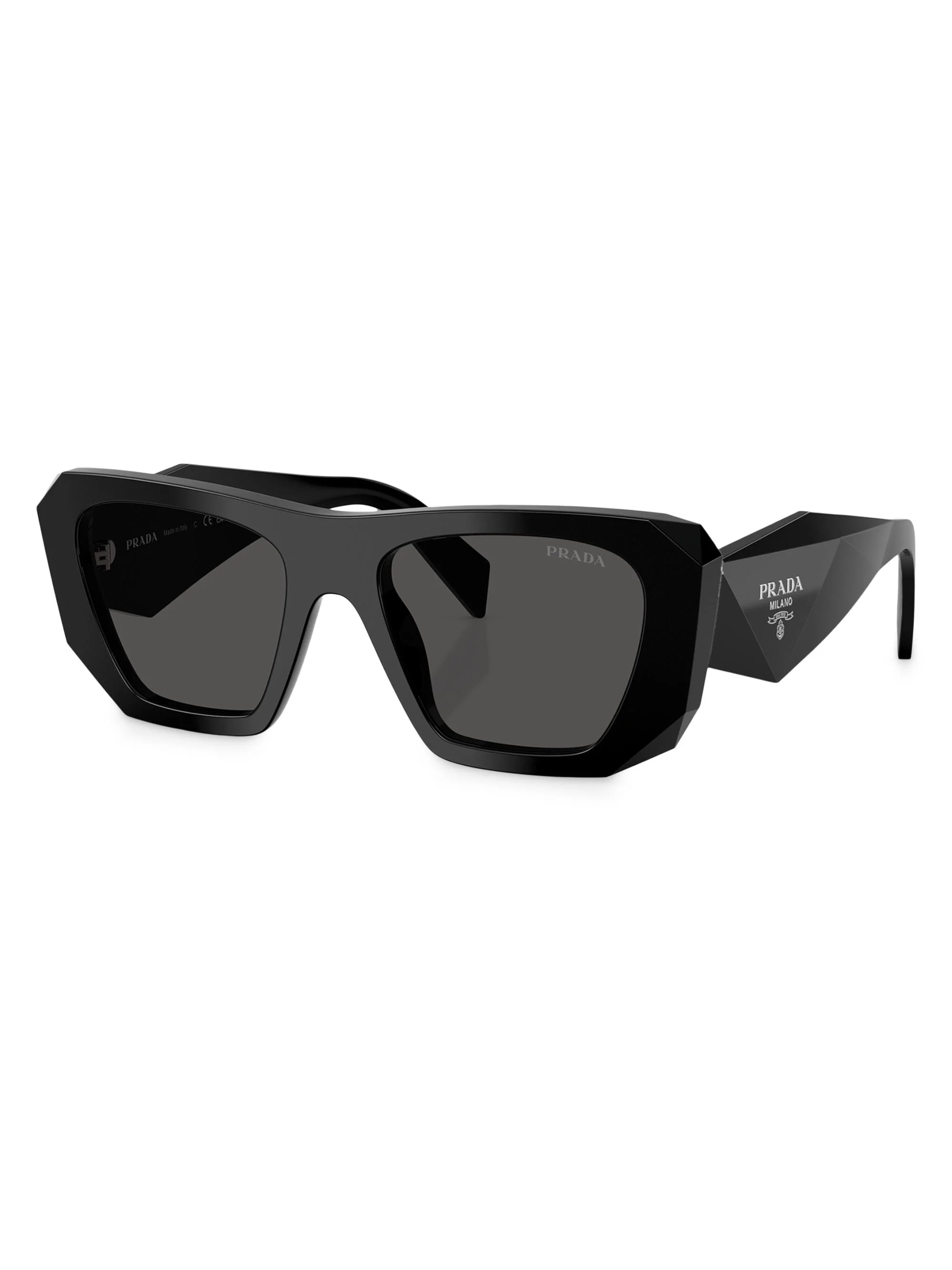 Women's 53MM Square Sunglasses - Black - 1
