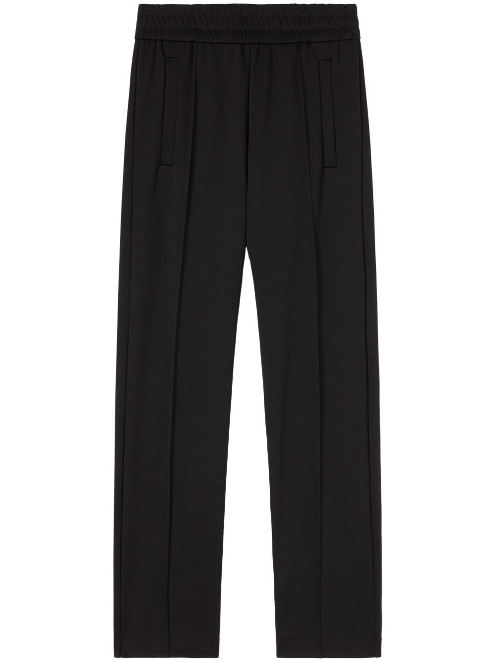 Track Pants with Curved Logo - 1