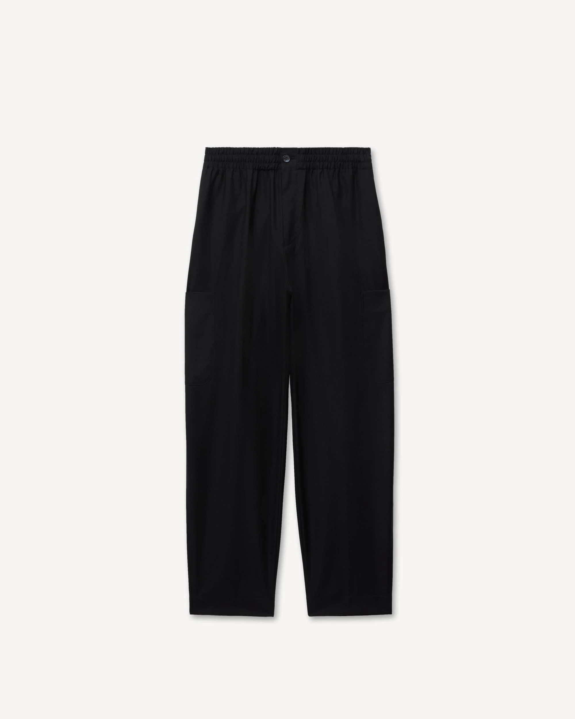 Cargo jogpants in virgin wool - 1