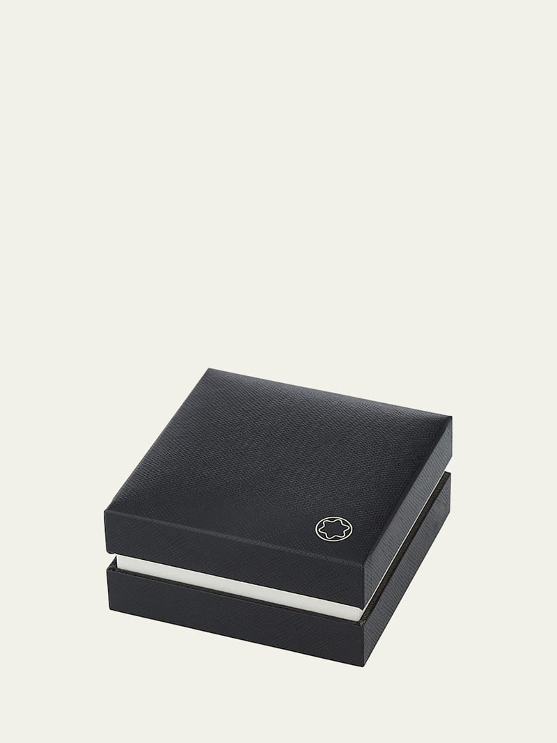 Montblanc Men's Round Carbon Fiber Cufflinks outlook