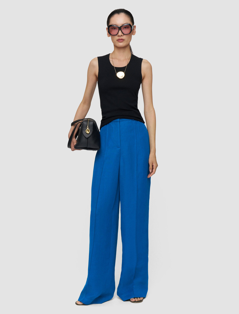 JOSEPH Jnane Linen Blend Trousers outlook