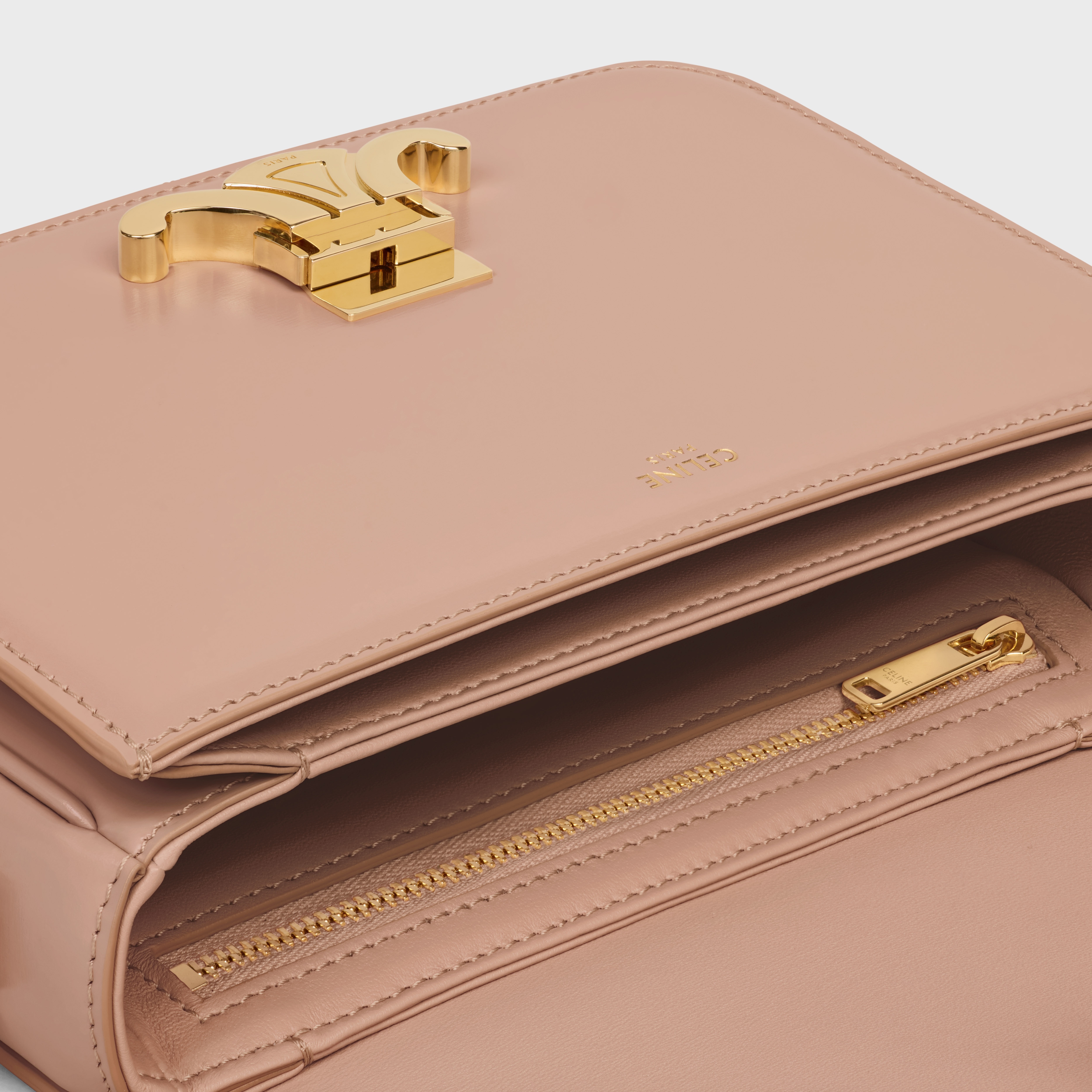 TEEN TRIOMPHE BAG IN shiny calfskin - 4