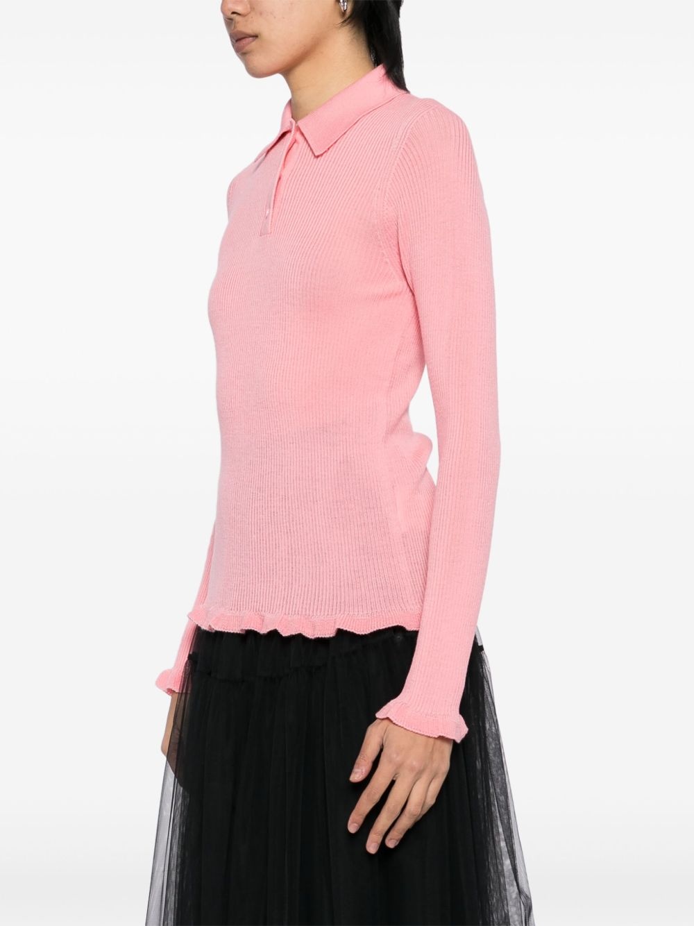 【CECILIE BAHNSEN】ODAトップ 袖口フリル CECILIE BAHNSEN Oda top | REVERSIBLE