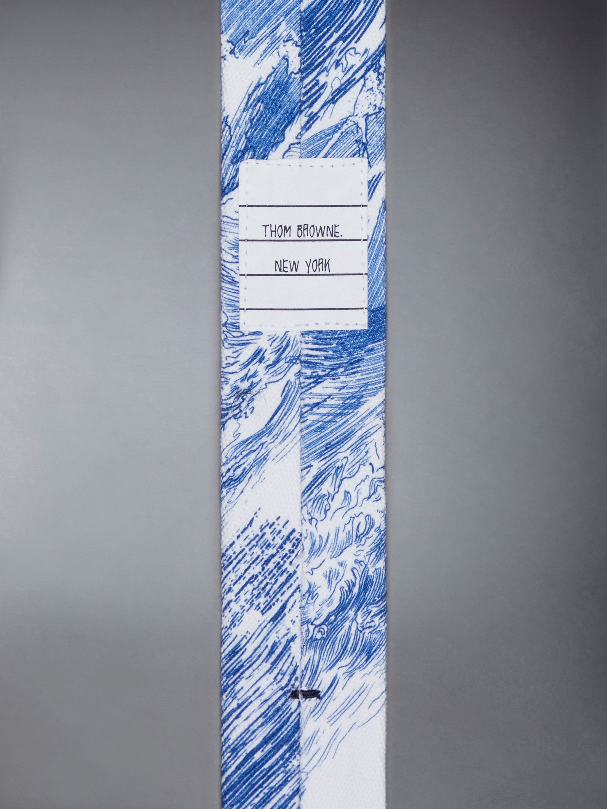 Nautical Toile Canvas Classic Tie - 3