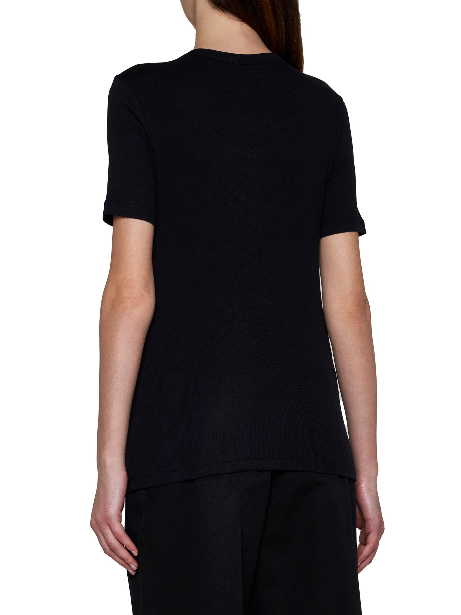 Toteme Women Rib Knit Cotton T-Shirt - 3