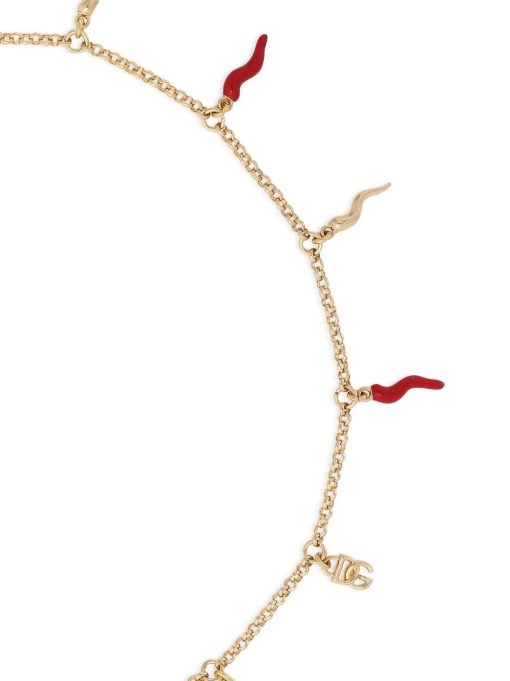DG horn-charm necklace - 3