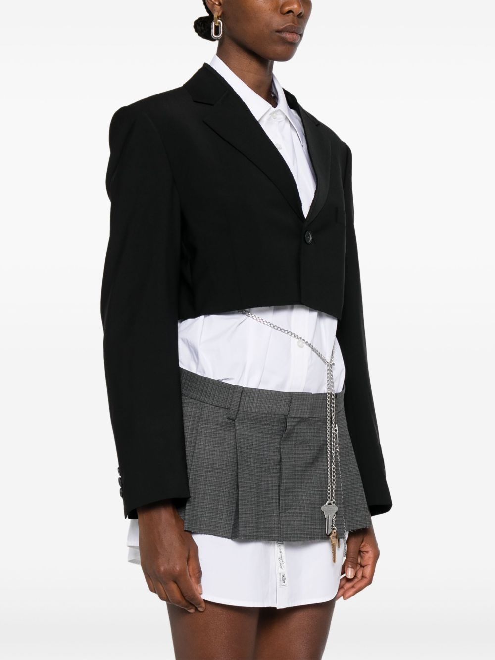 cropped jacket - 3