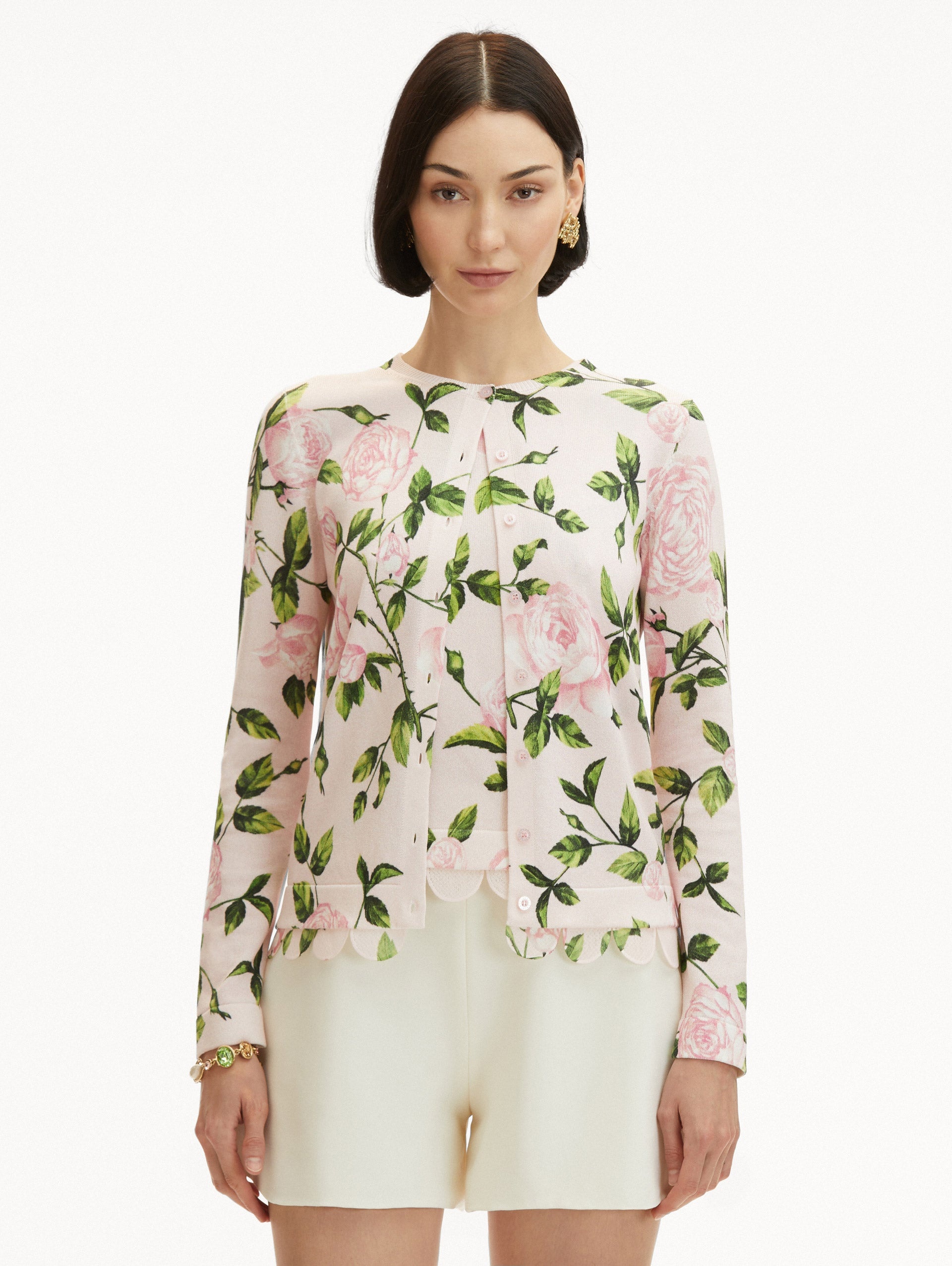 ENGLISH ROSE PRINTED CARDIGAN - 2