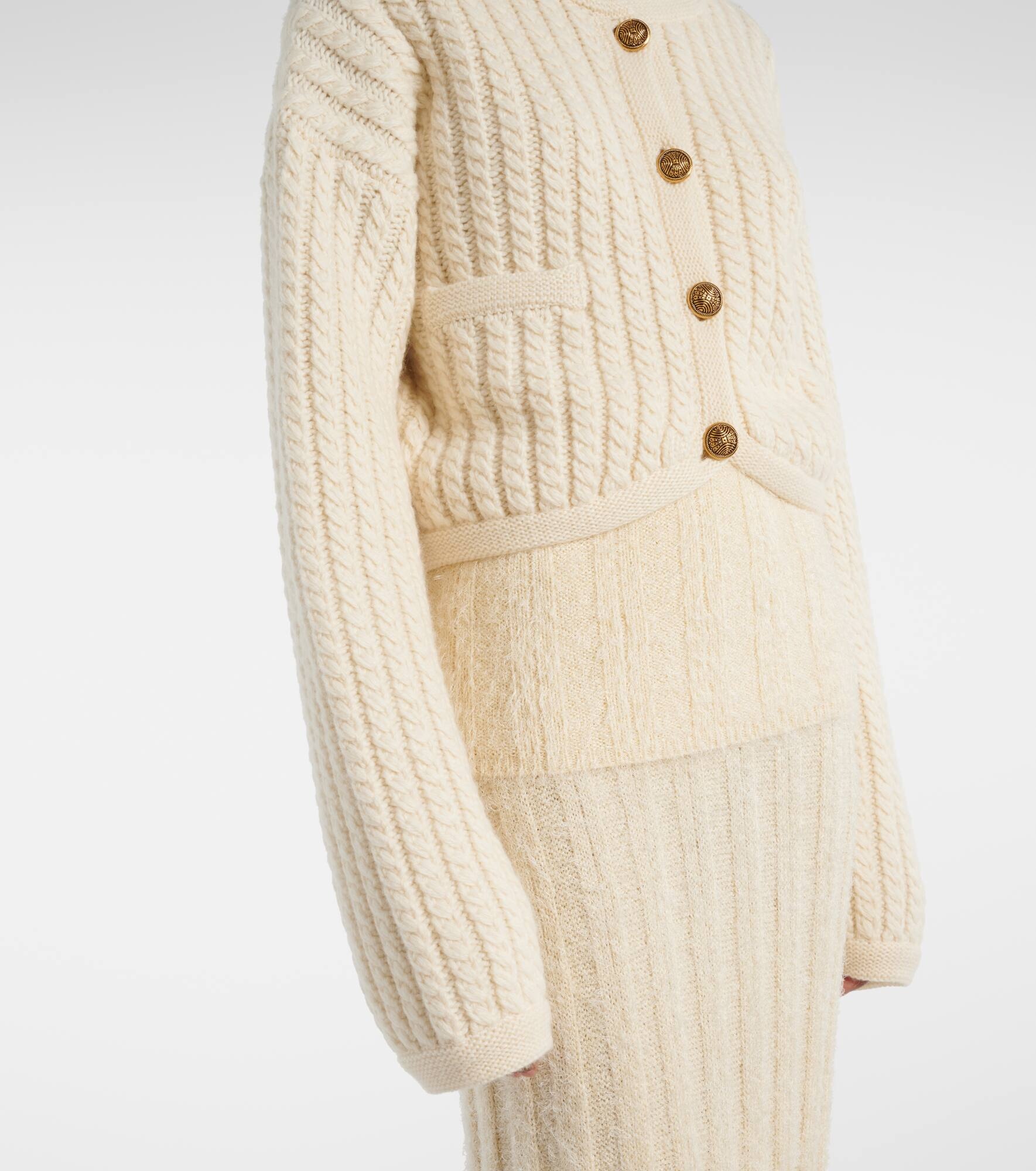 Balser cashmere and mohair cardigan - 5