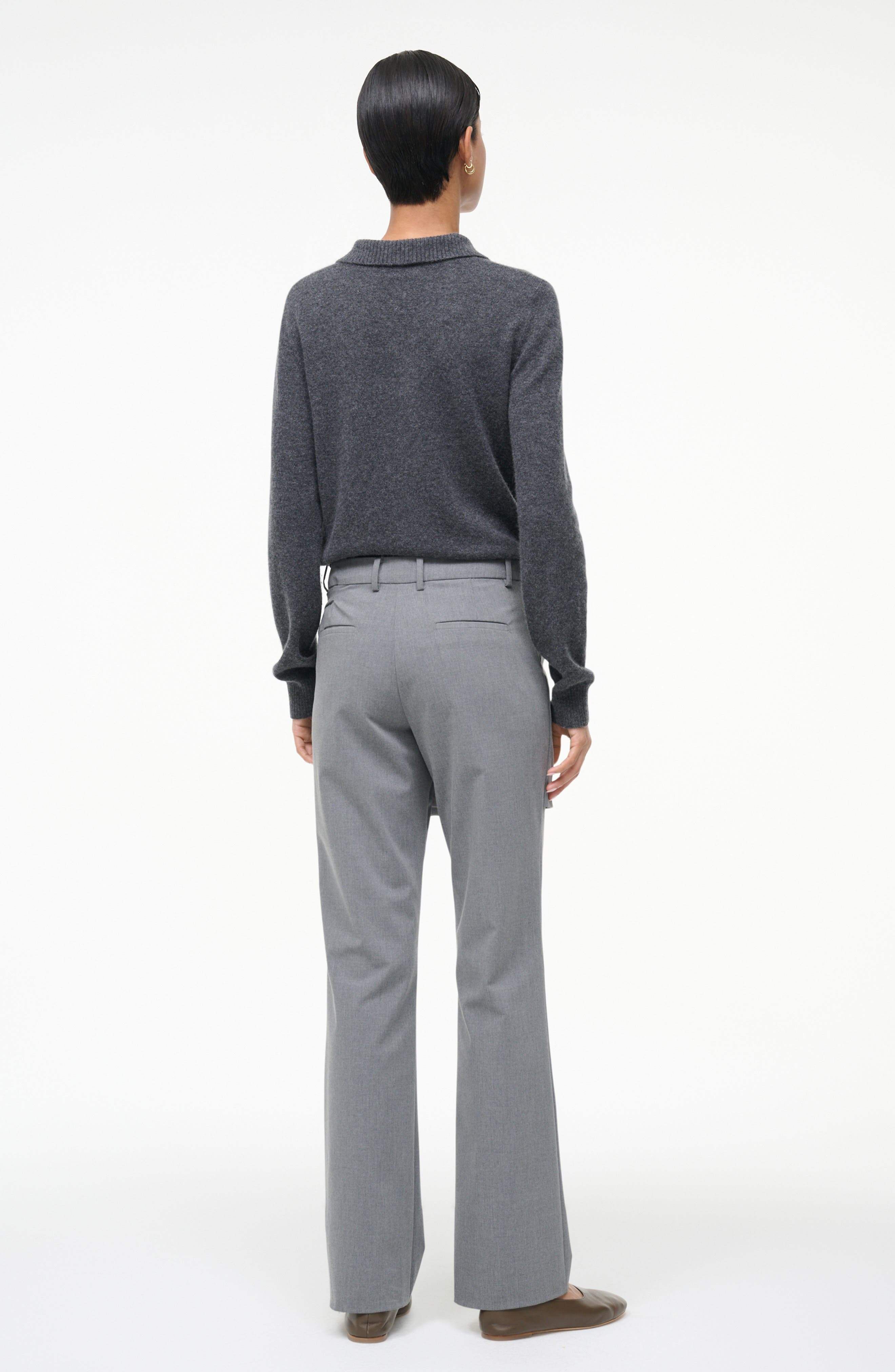 STAUD Hannah Panel Detail Pants in Static at Nordstrom - 5