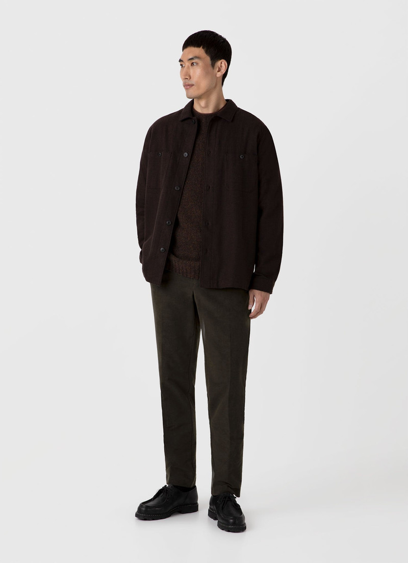 Sunspel Shetland Crew Neck Jumper outlook