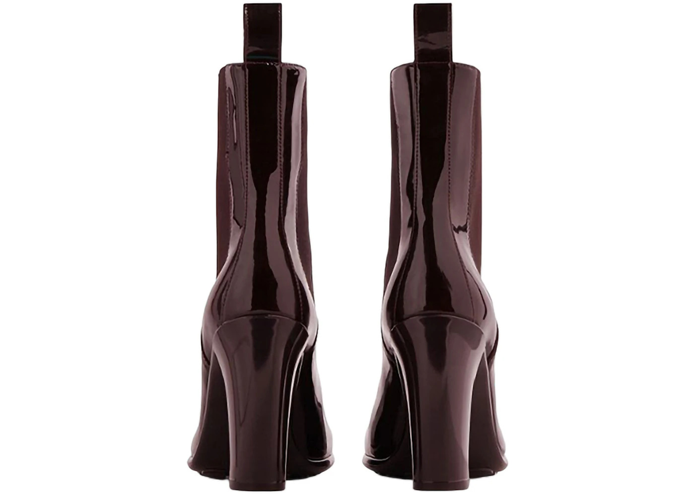 Bottega Veneta Patent Leather Ankle Boot Brown (Women's) - 2