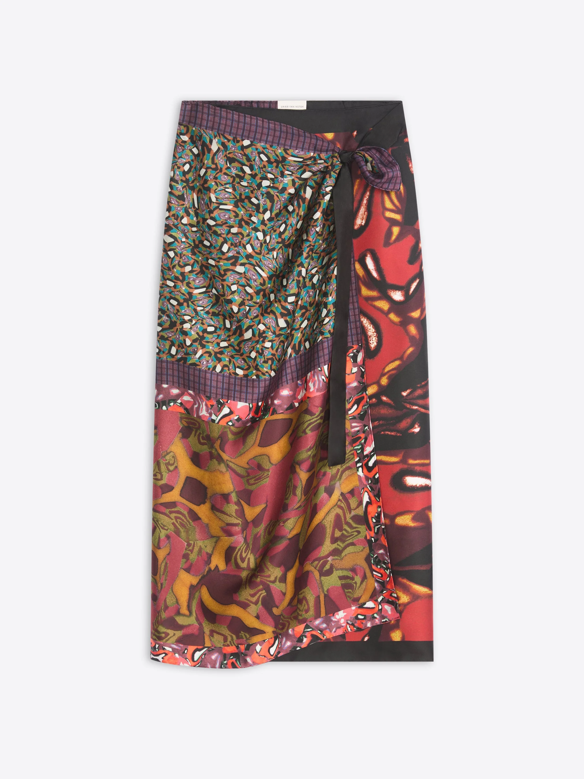 LONG WRAP SCARF-SKIRT - 1