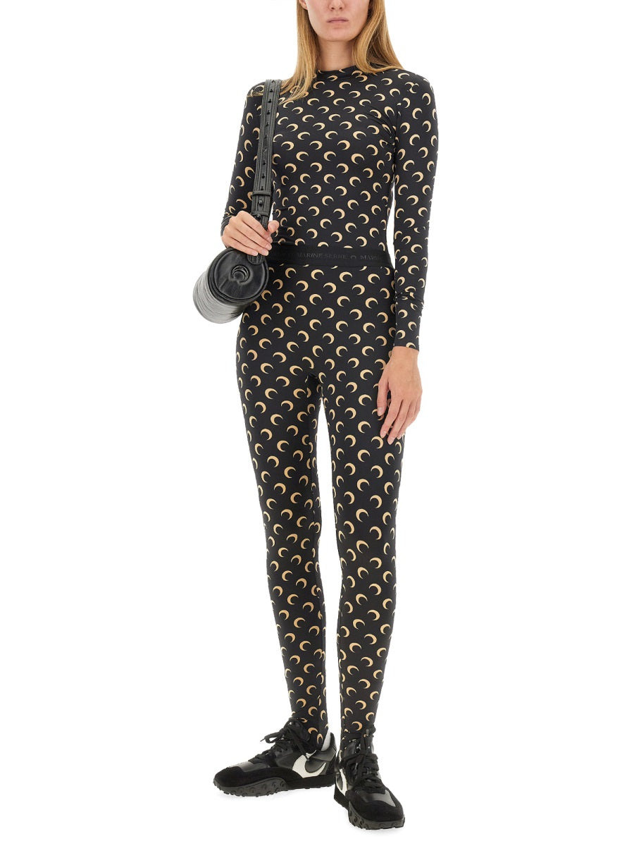 Marine Serre Women T-Shirt "Moon" - 3