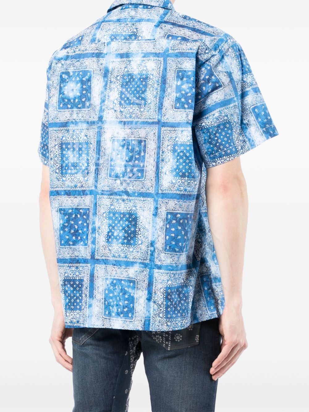 bandana-print shirt - 4