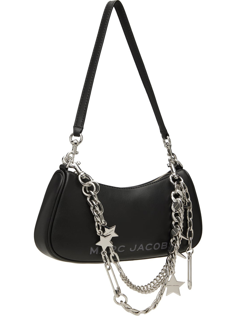 Marc Jacobs Black 'The Star Charm Shoulder' Bag outlook