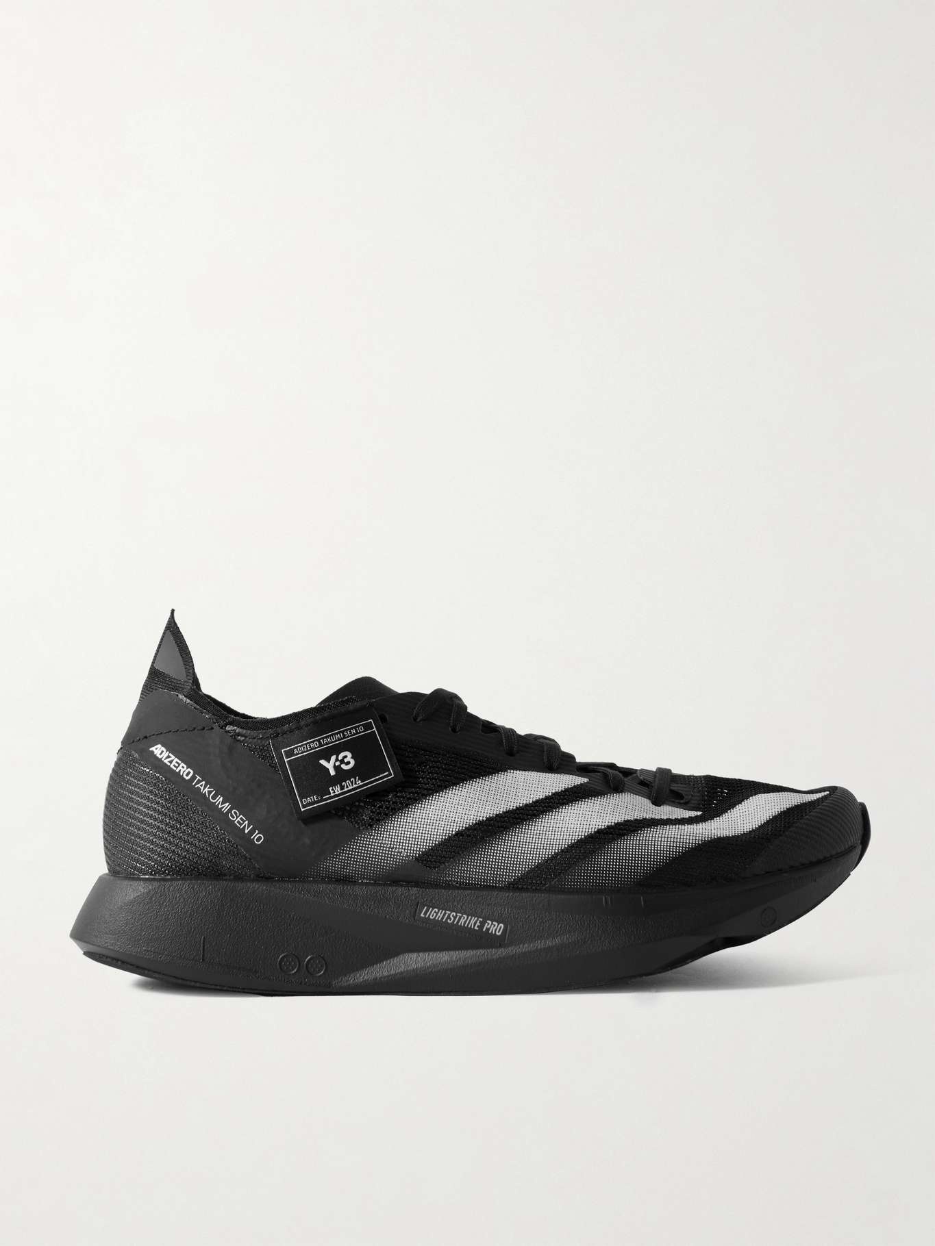 + Y-3 Takumi Sen 10 rubber-trimmed mesh sneakers - 1