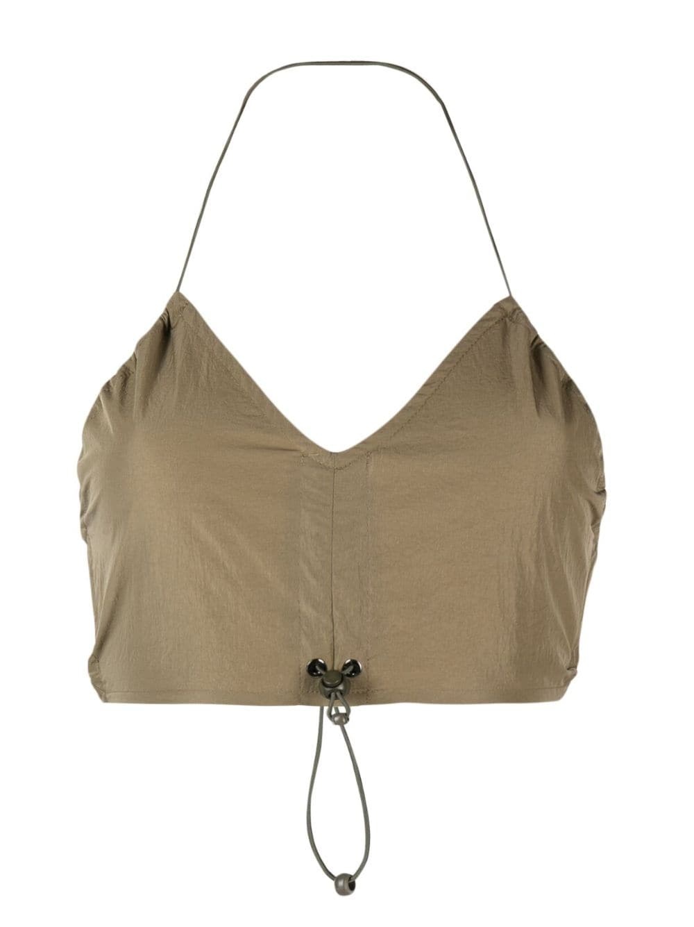 drawstring strap bra top - 1