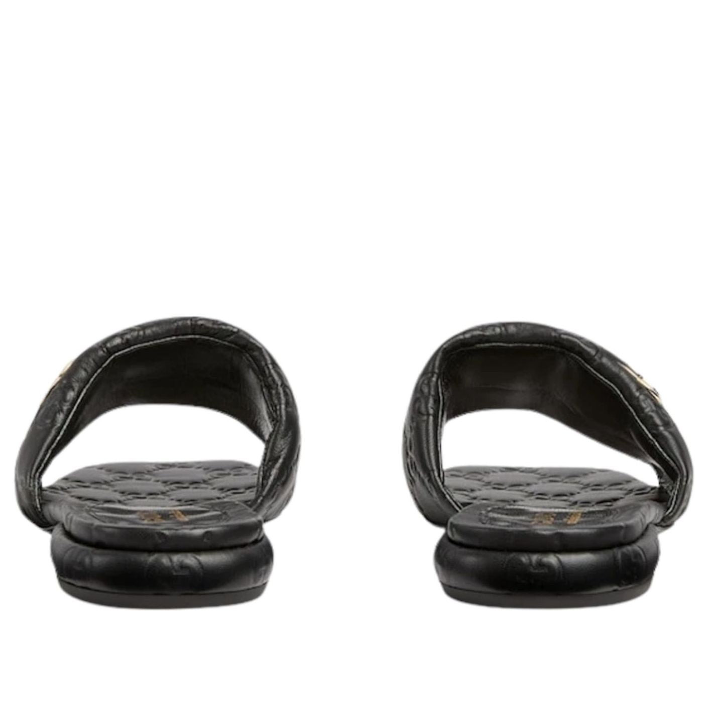 (WMNS) Gucci GG Slides 'Black' 816330-AAEA2-1000 - 3