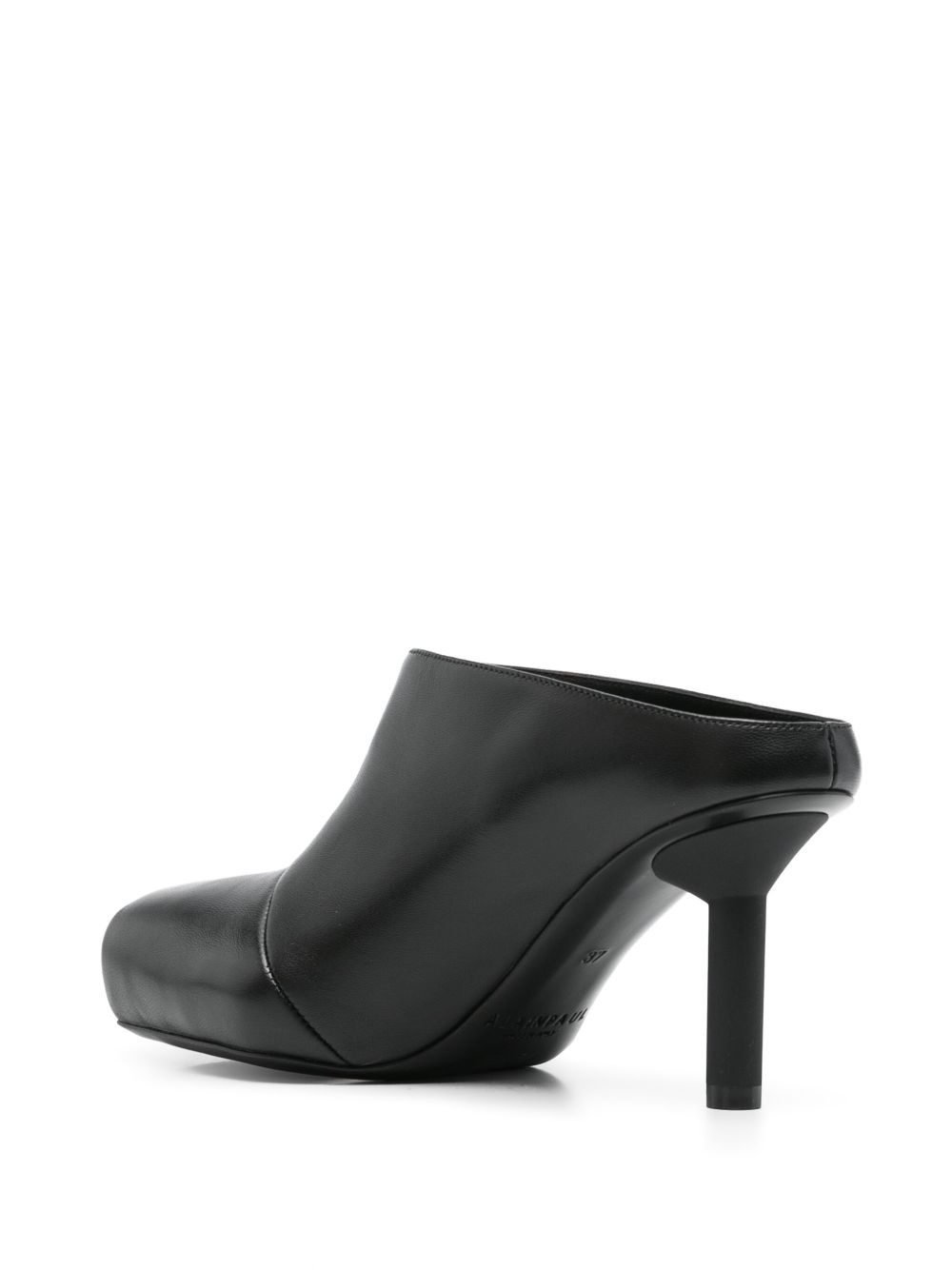 70mm leather mules - 3