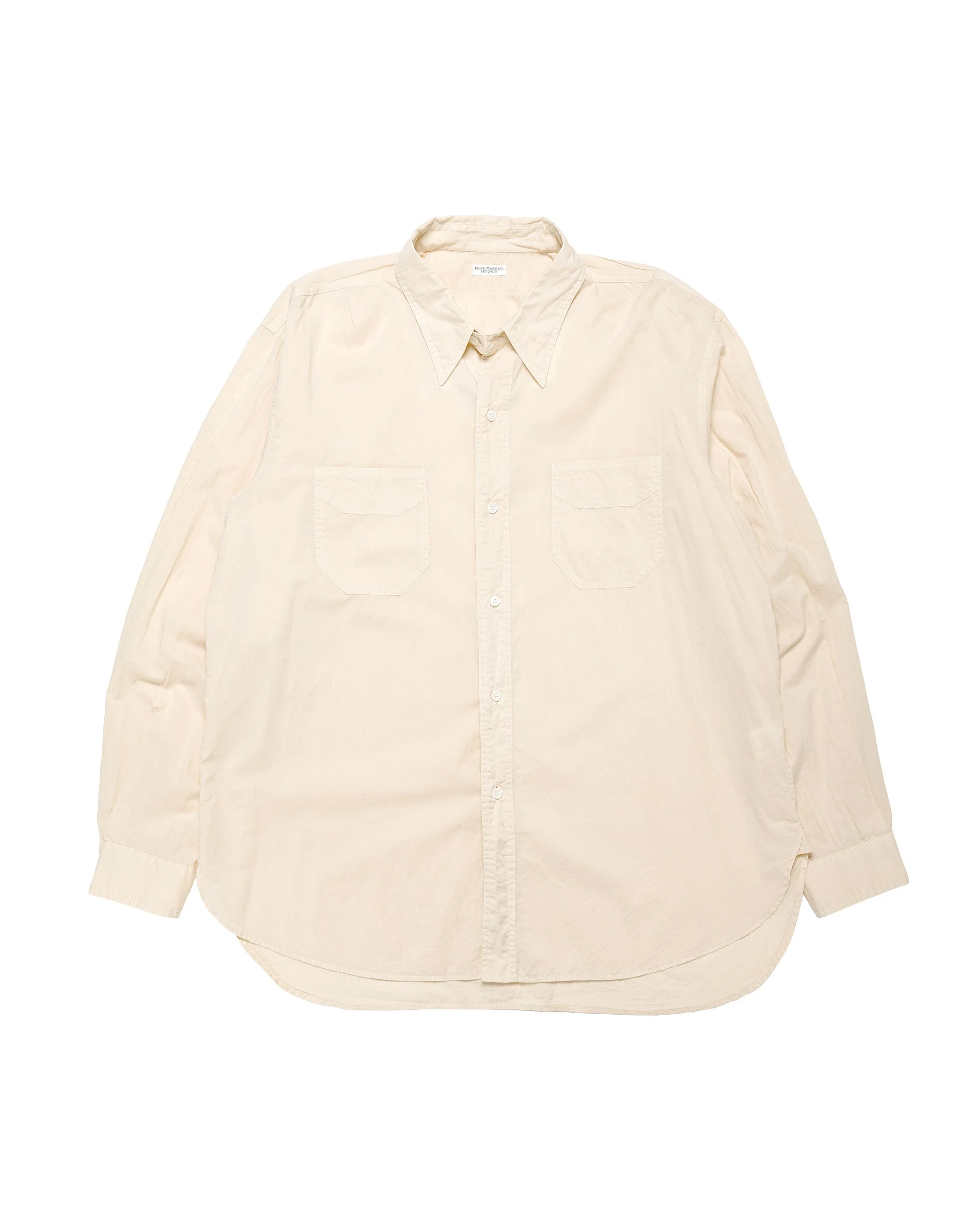 C/L LS Work Shirt Pale Yellow - 1