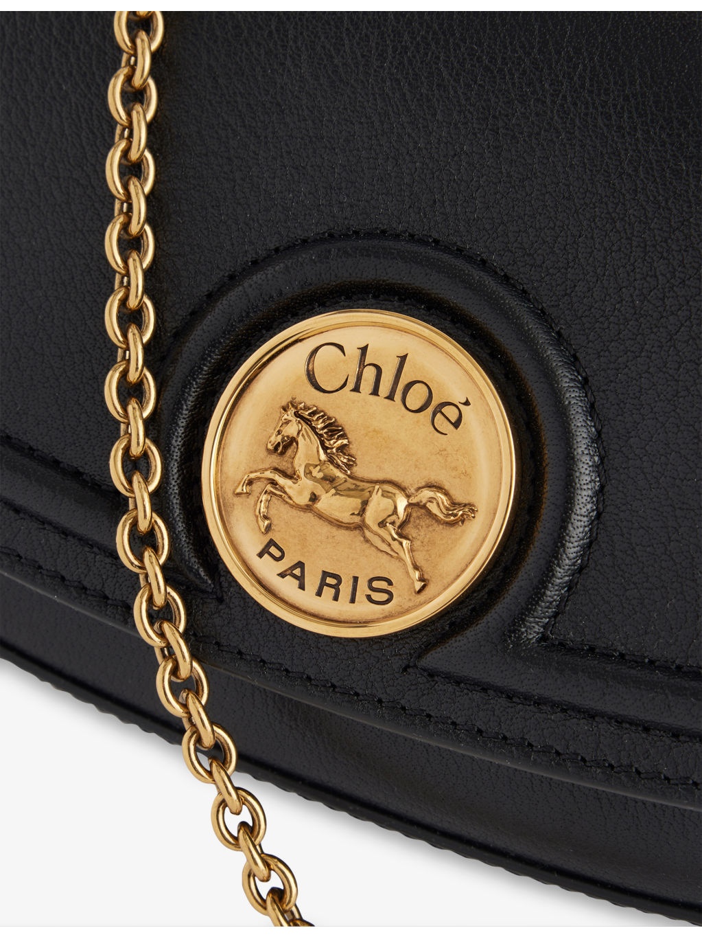 Horse Medal Leather Cross-Body Bag - 3