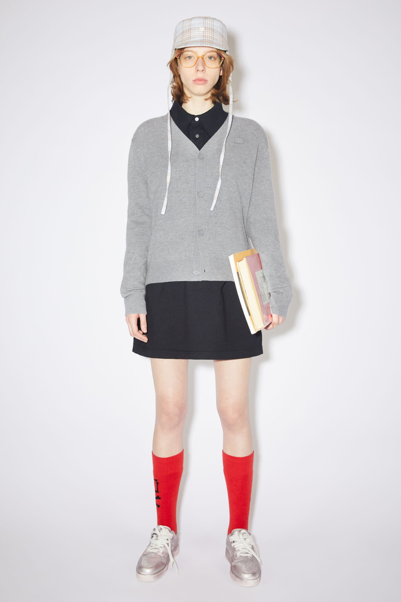 Acne Studios Wool cardigan - Grey Melange outlook