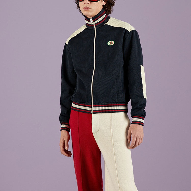 Gucci Cotton Jersey Zip Jacket 'Navy' 706412-XJE8S-4735 - 4