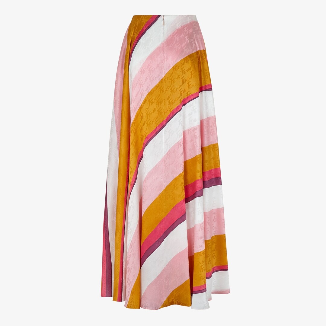 Multicolor satin pants - 2