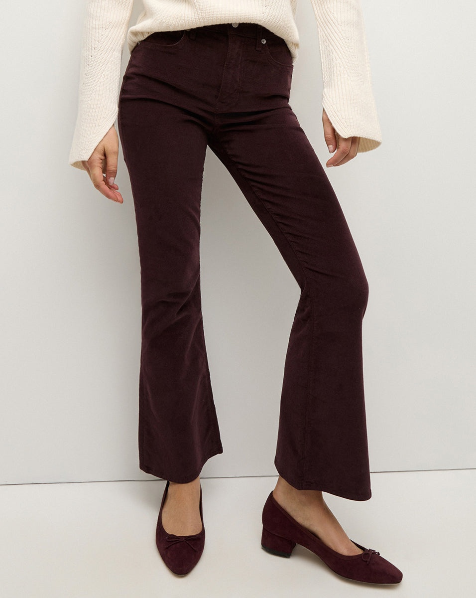 CARSON CORDUROY KICK-FLARE PANT - 3