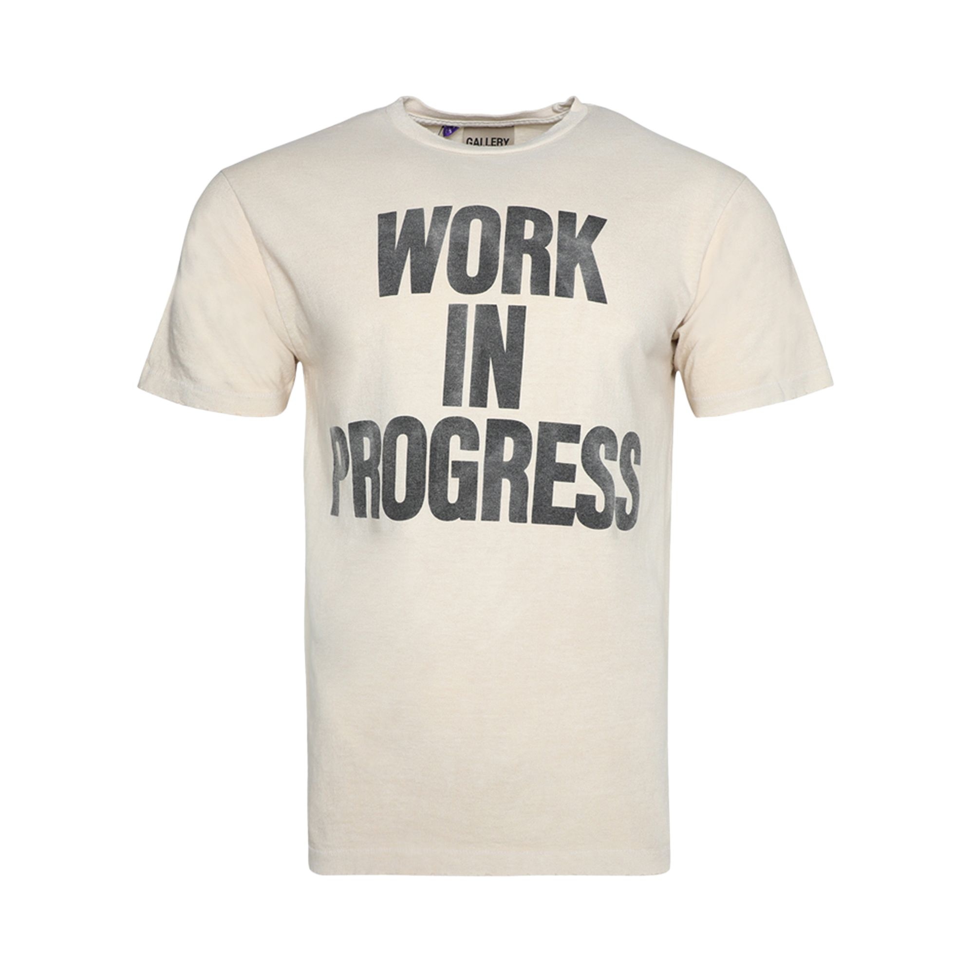 Gallery Dept. Work In Progress Tee 'Antique White' - 1