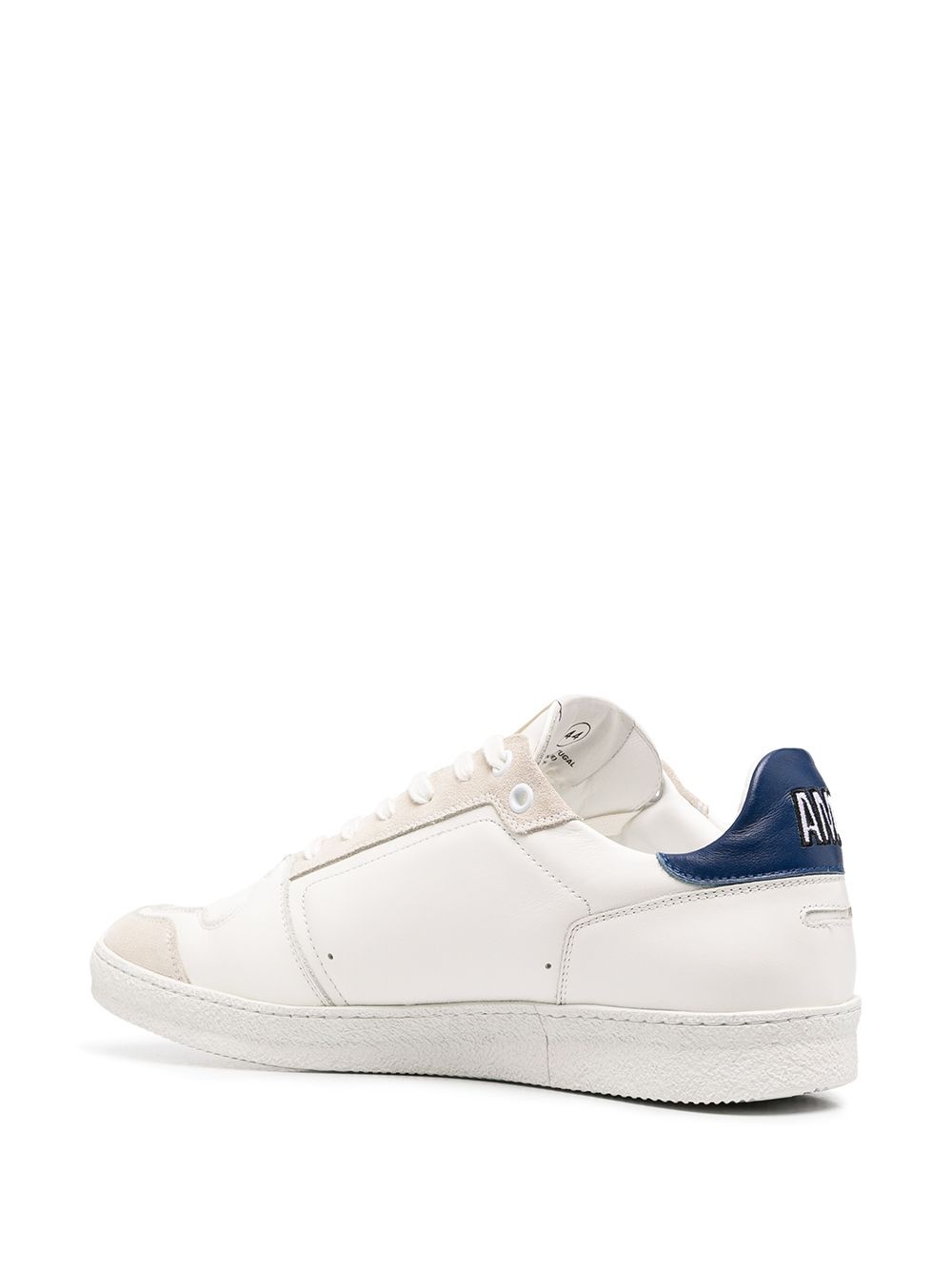 panelled low-top sneakers - 3