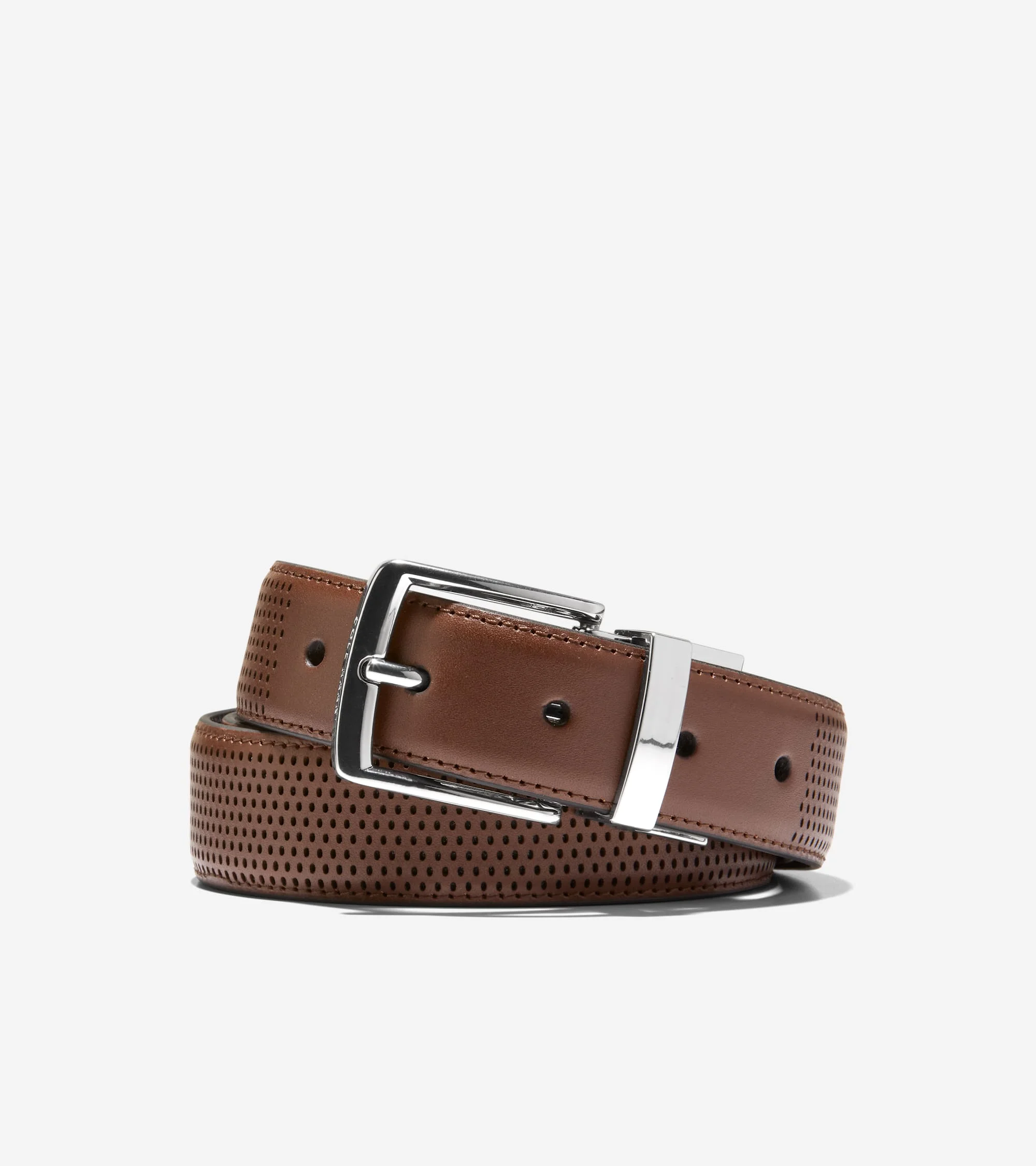 Men's 32MM Reversible Perforated Belt - 1