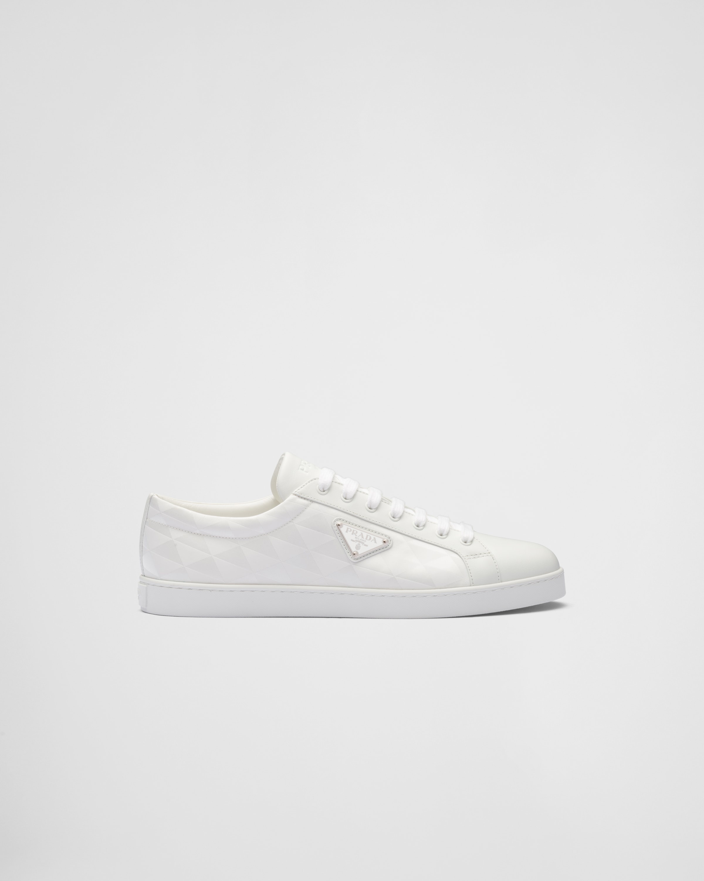 Leather and Re-Nylon sneakers - 2
