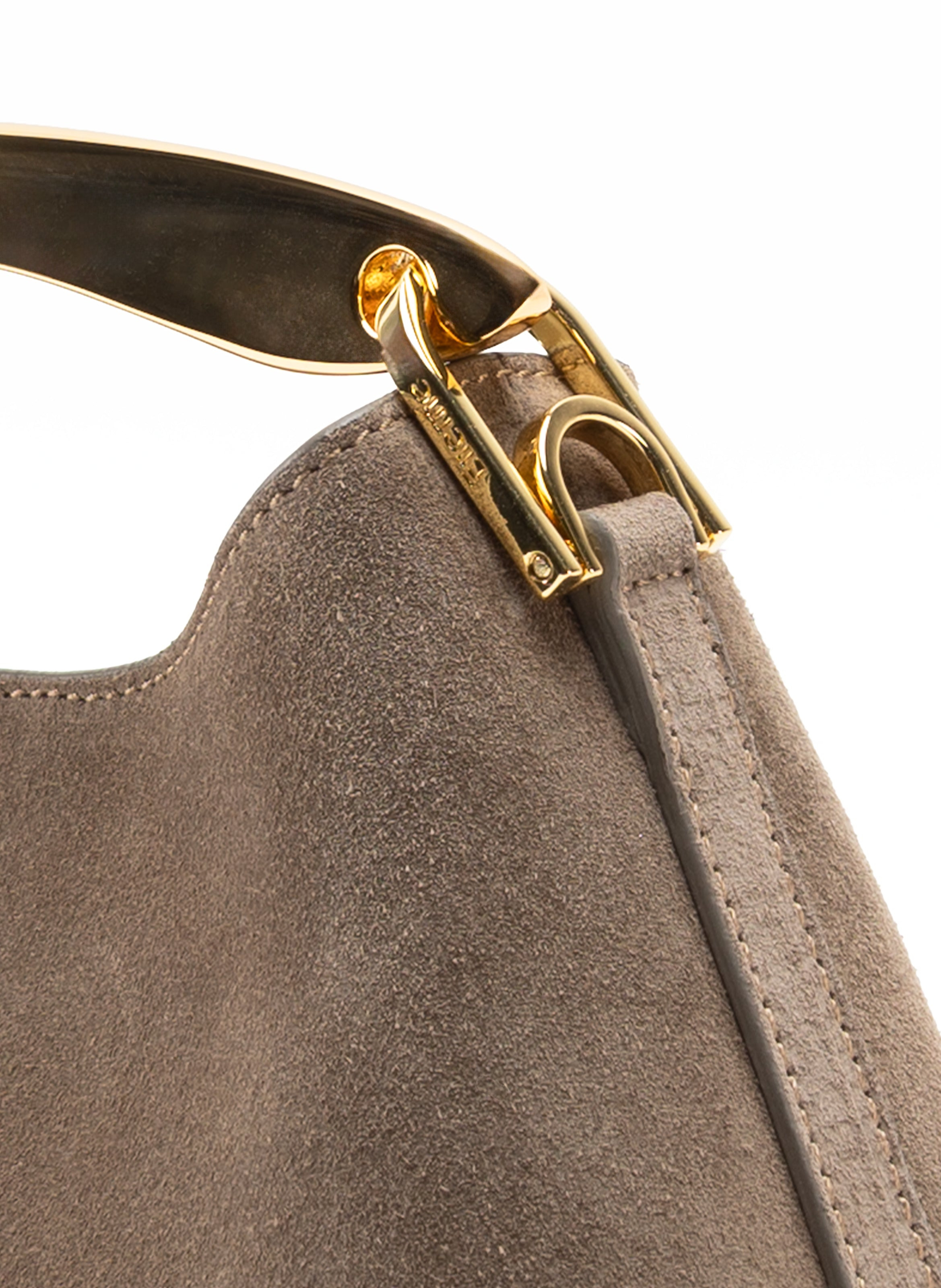 Mini Boomerang Suede Taupe - 4