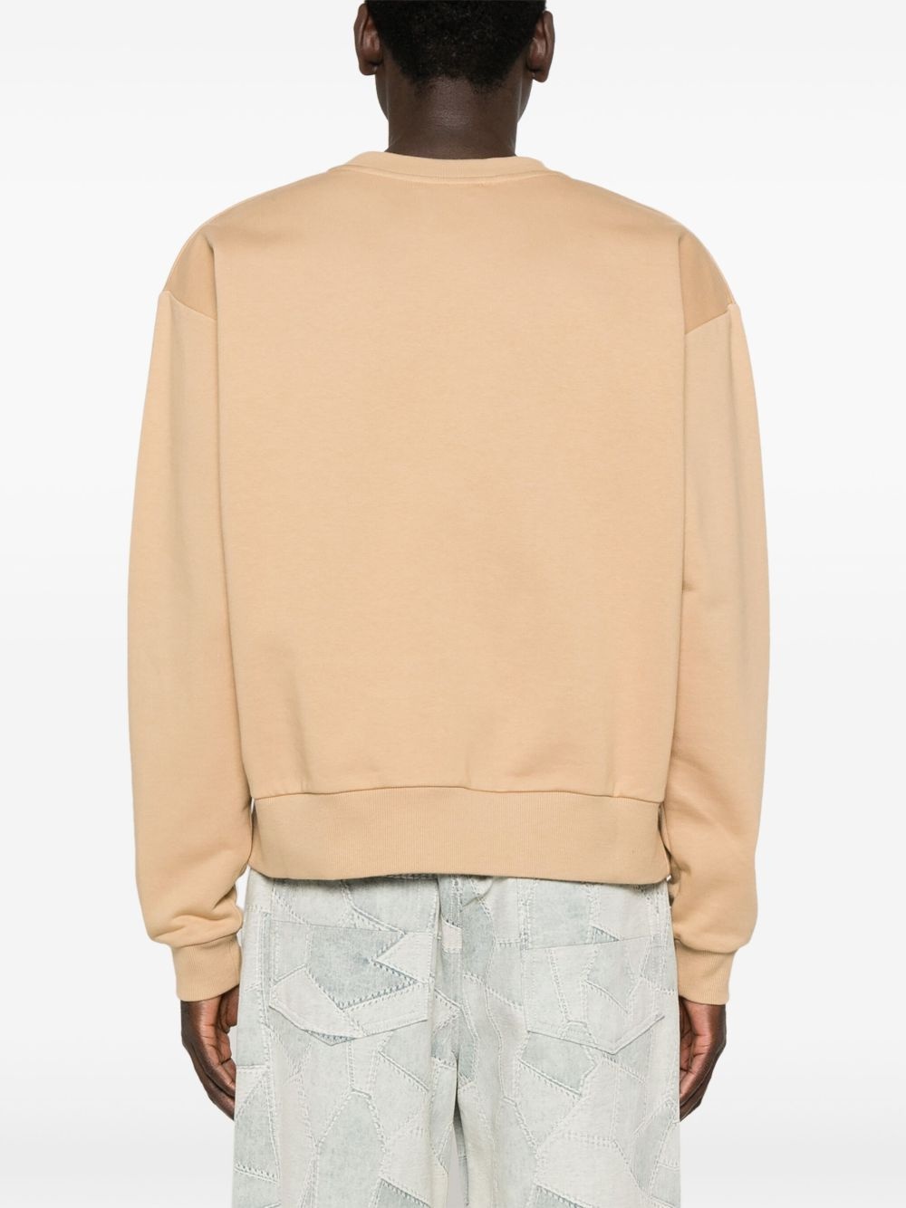 jersey-texture sweatshirt - 4