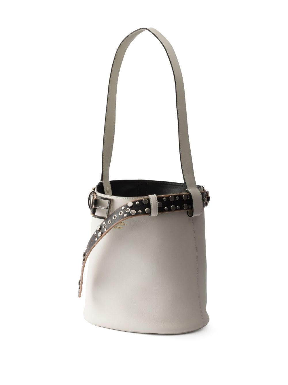 leather bucket bag - 3