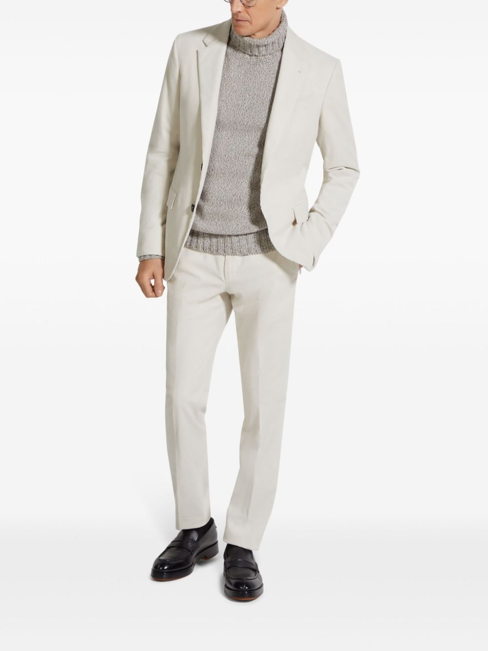 slim cut trousers - 2