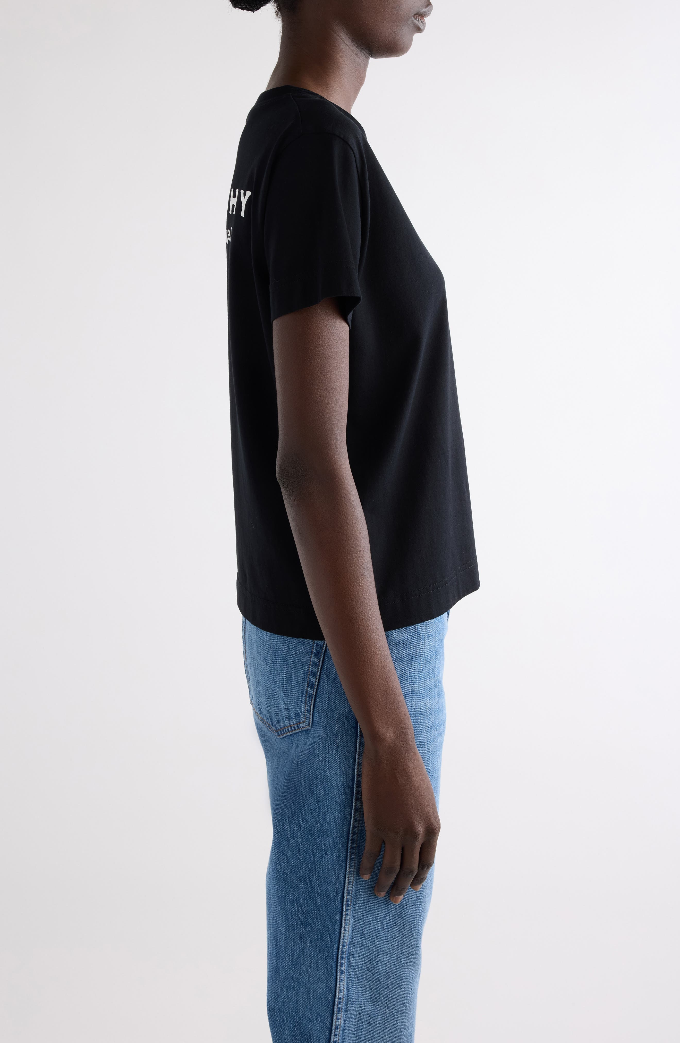 Givenchy Regular Fit Logo Graphic T-Shirt in Black at Nordstrom - 4