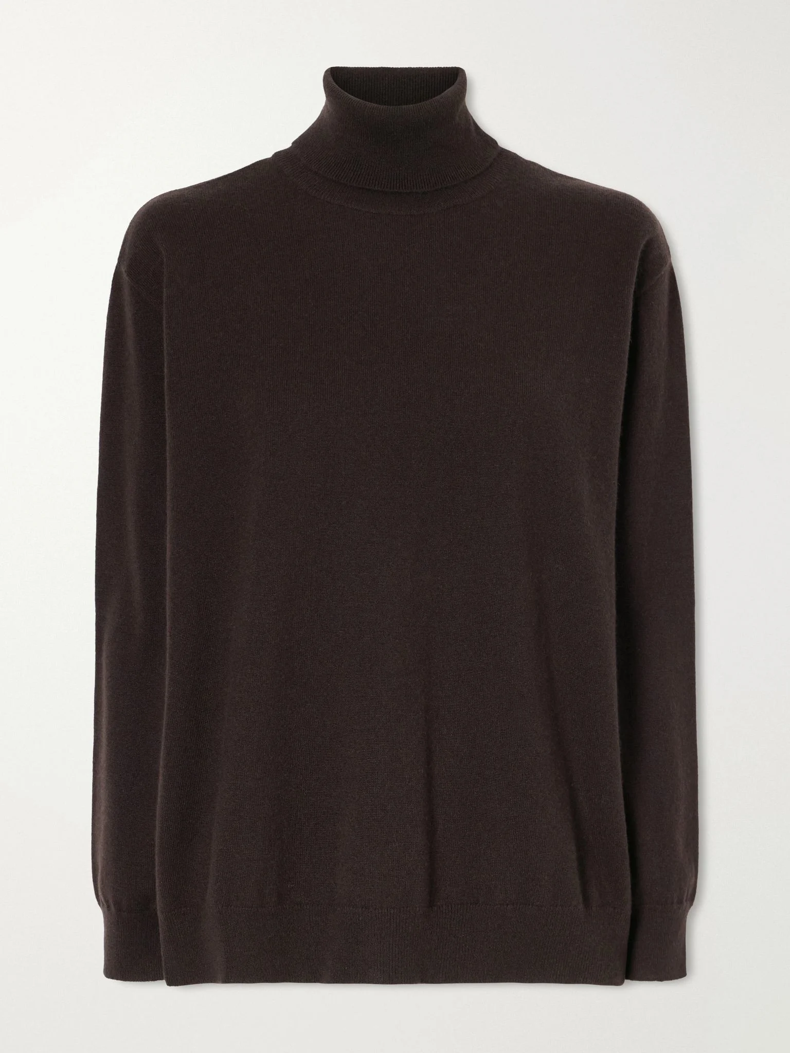 Cashmere turtleneck sweater Dark brown - 1