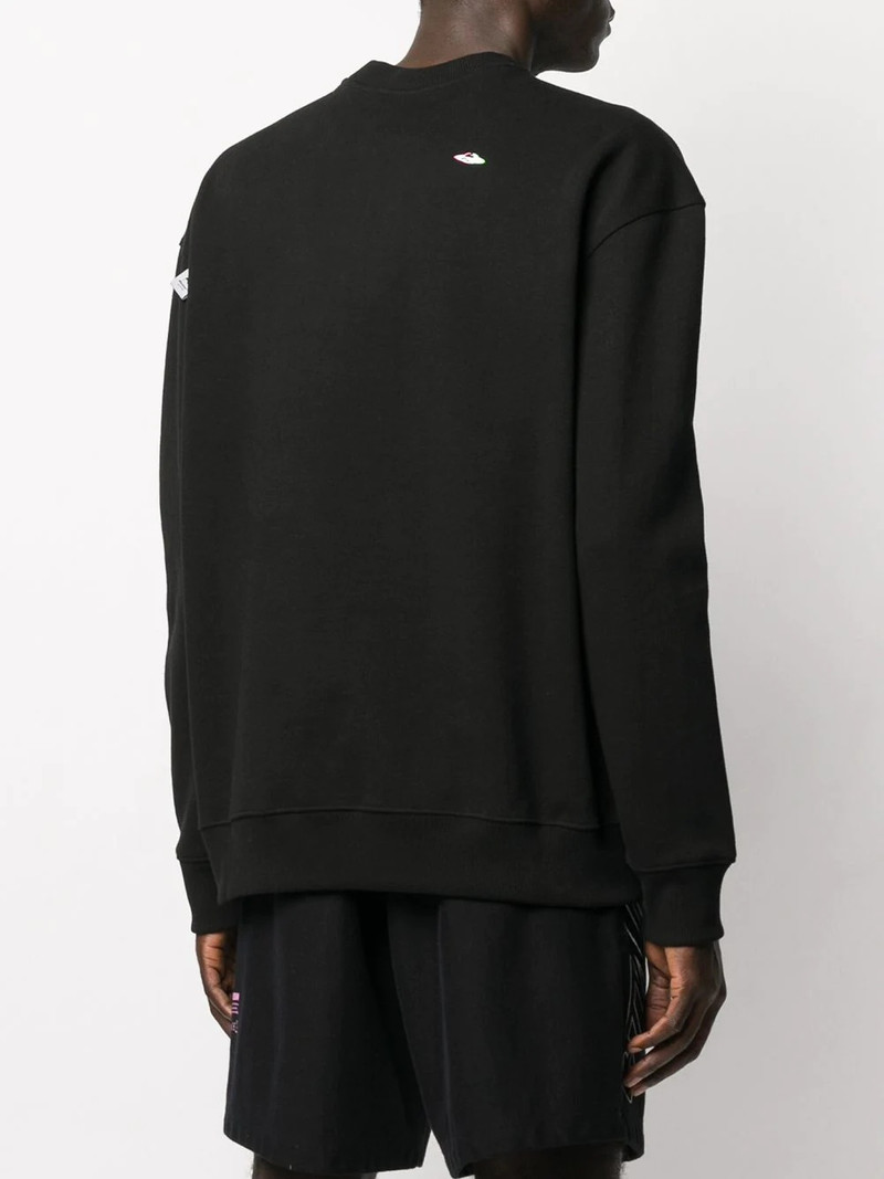 logo print sweatshirt 4