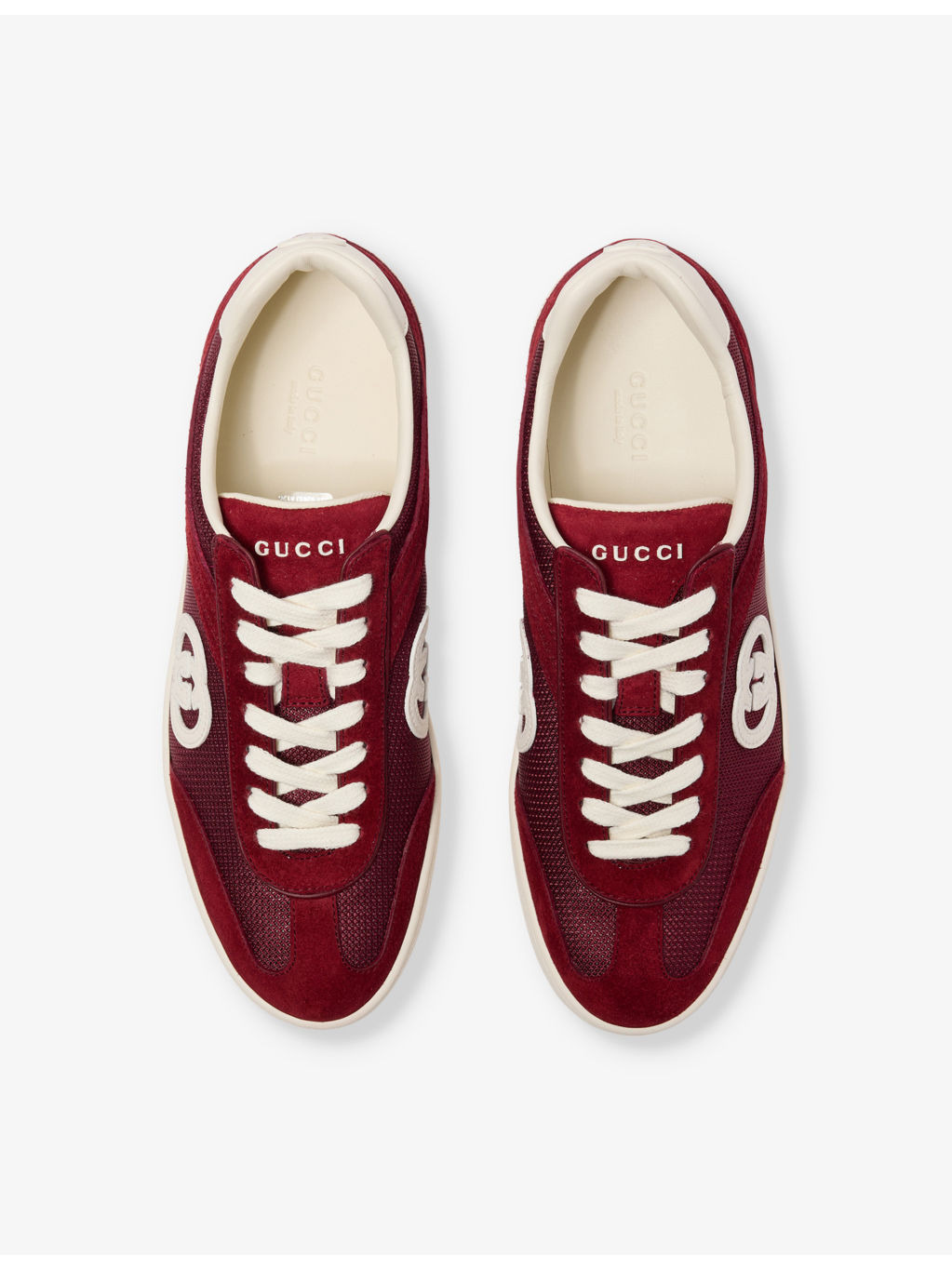 Interlocking G Suede Trainers - 2