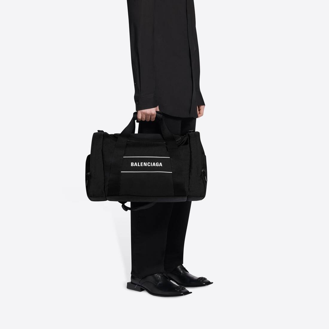 Men's Sport Gym Bag in Black/white - 1