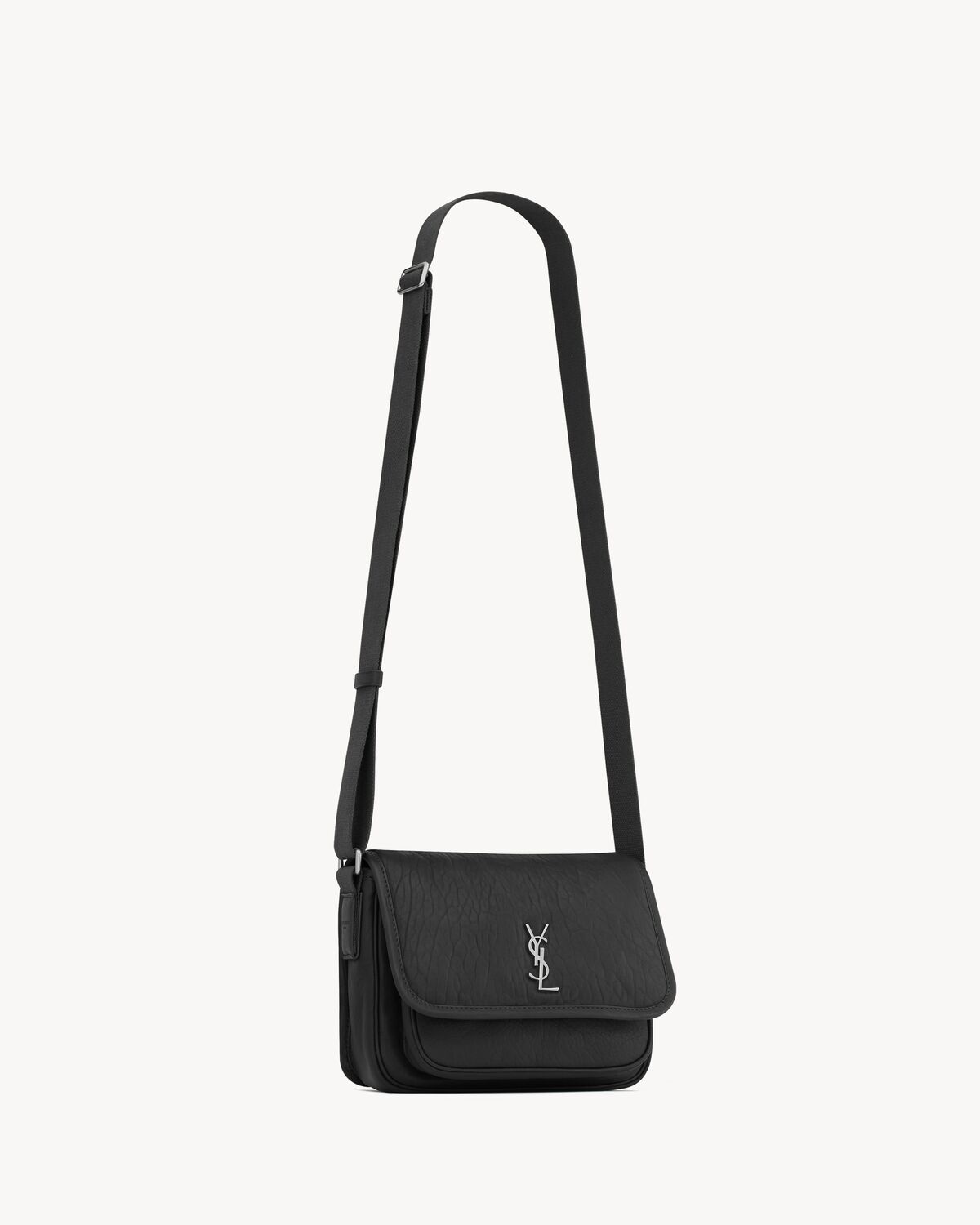 NIKI SMALL MESSENGER IN GRAINED LAMBSKIN - 6