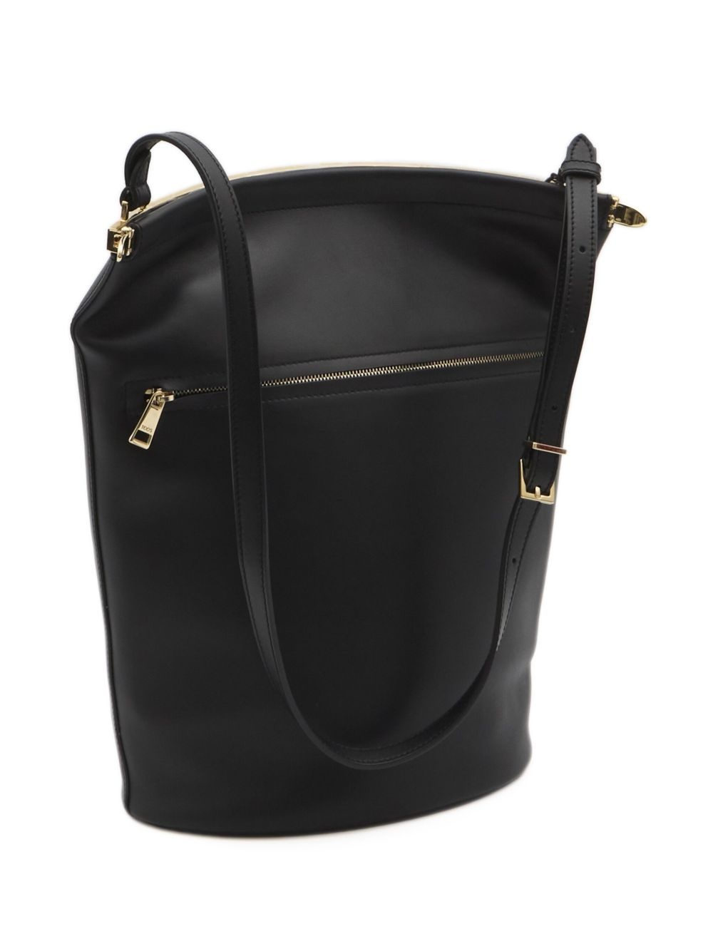 leather bucket bag - 3