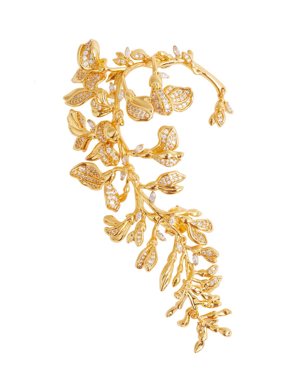 LARGE FLORAL EAR CUFF - 1