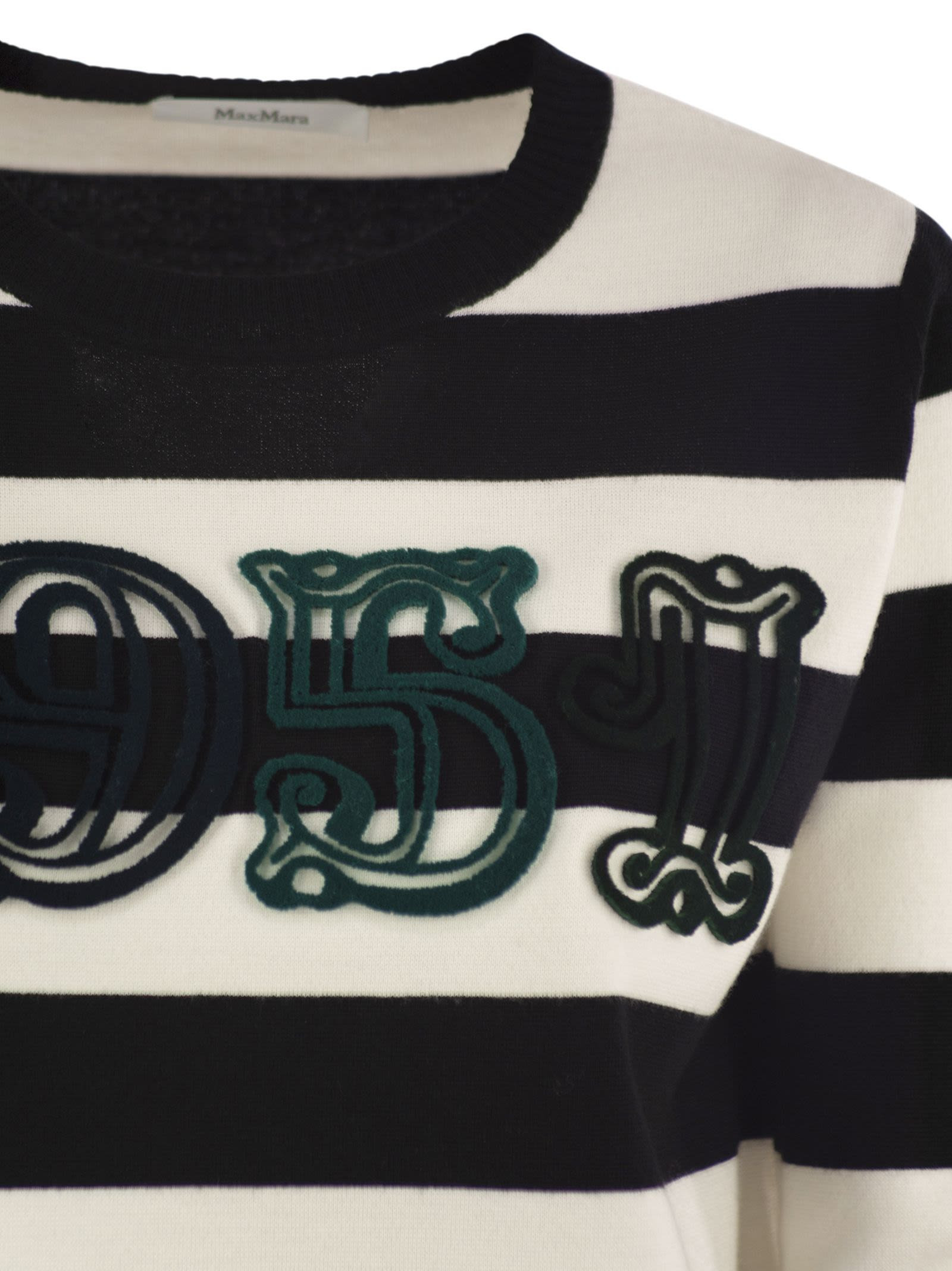 Maxmara Women Viterbo - Wool Sweater With Embroidery - 4