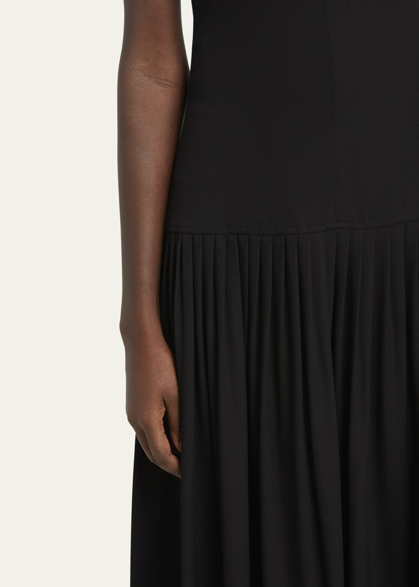 Tala Halter Viscose Georgette Dress - 5